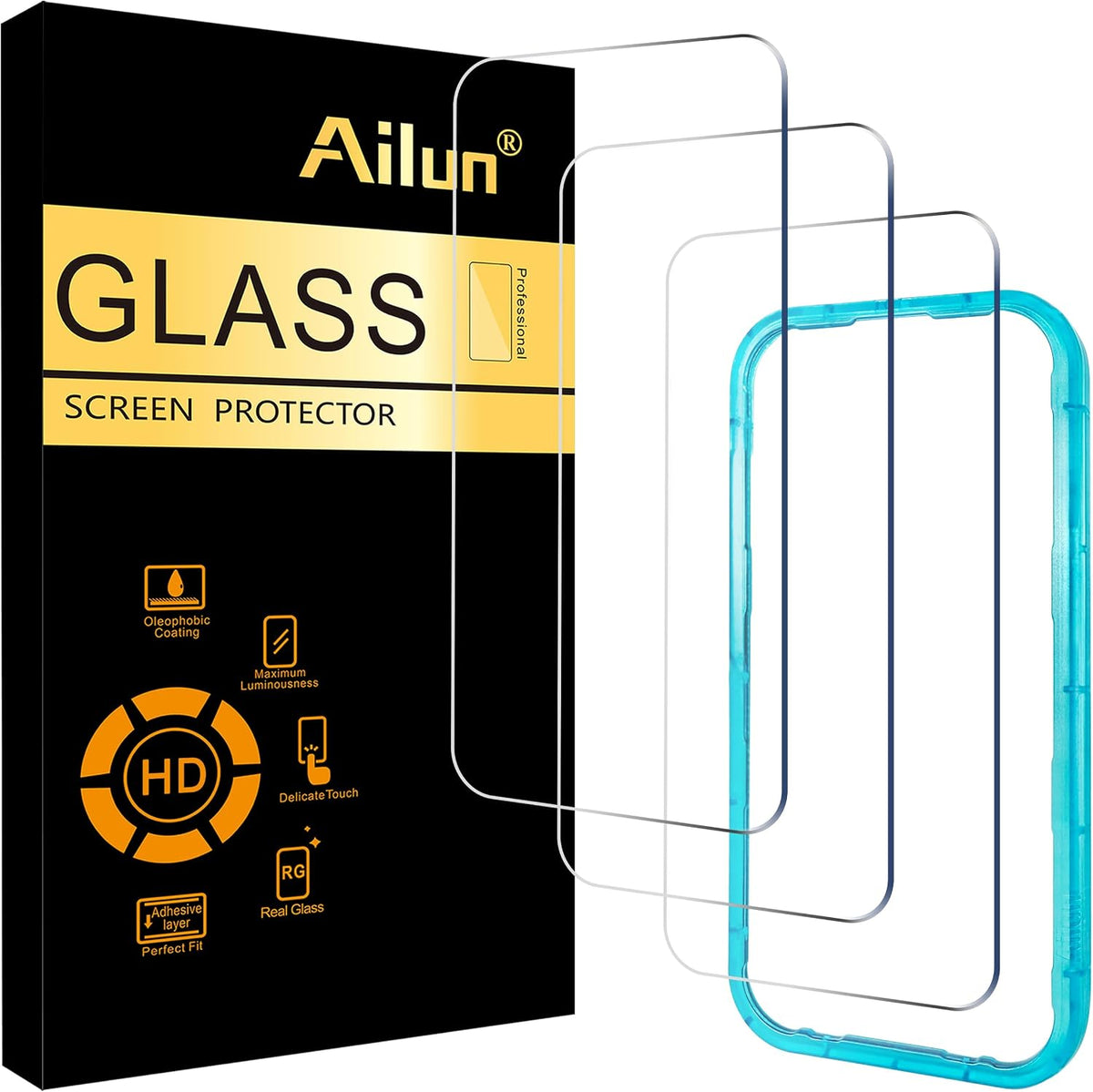 Protector de Pantalla Ailun para iPhone 17 Pro / 18 Pro – Pack de 3