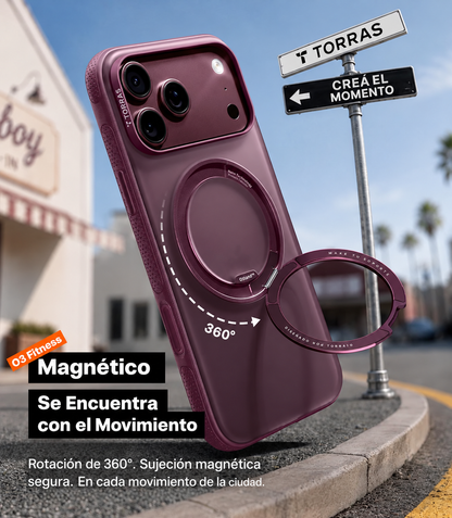 Funda TORRAS O3 Fitness para iPhone 18 Pro Max con Soporte 360°
