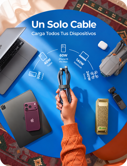LISEN USB-C 240W — Pack de 2