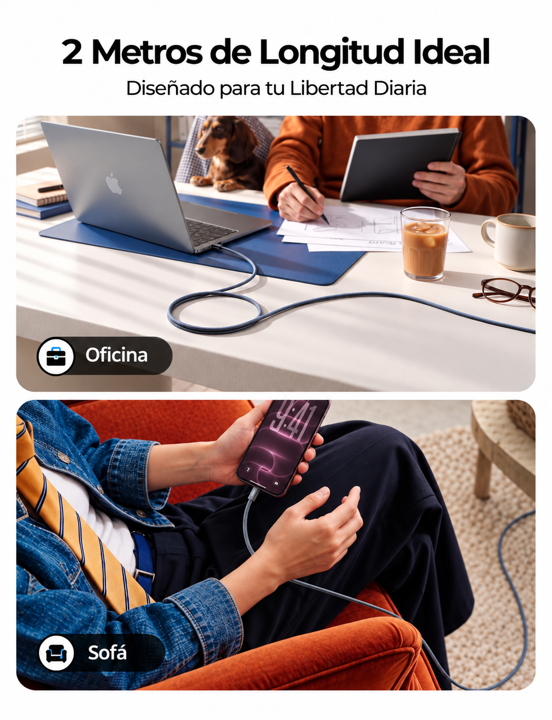 LISEN USB-C 240W — Pack de 2