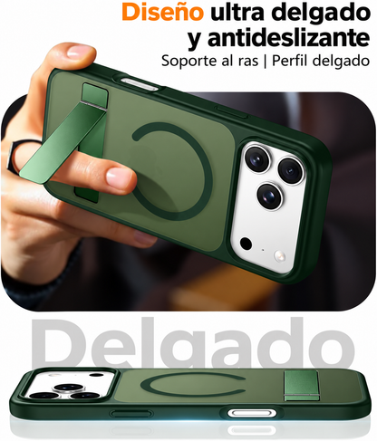 Funda Magnética SPIDERCASE para iPhone 17 Pro Max 18 Pro Max con Soporte